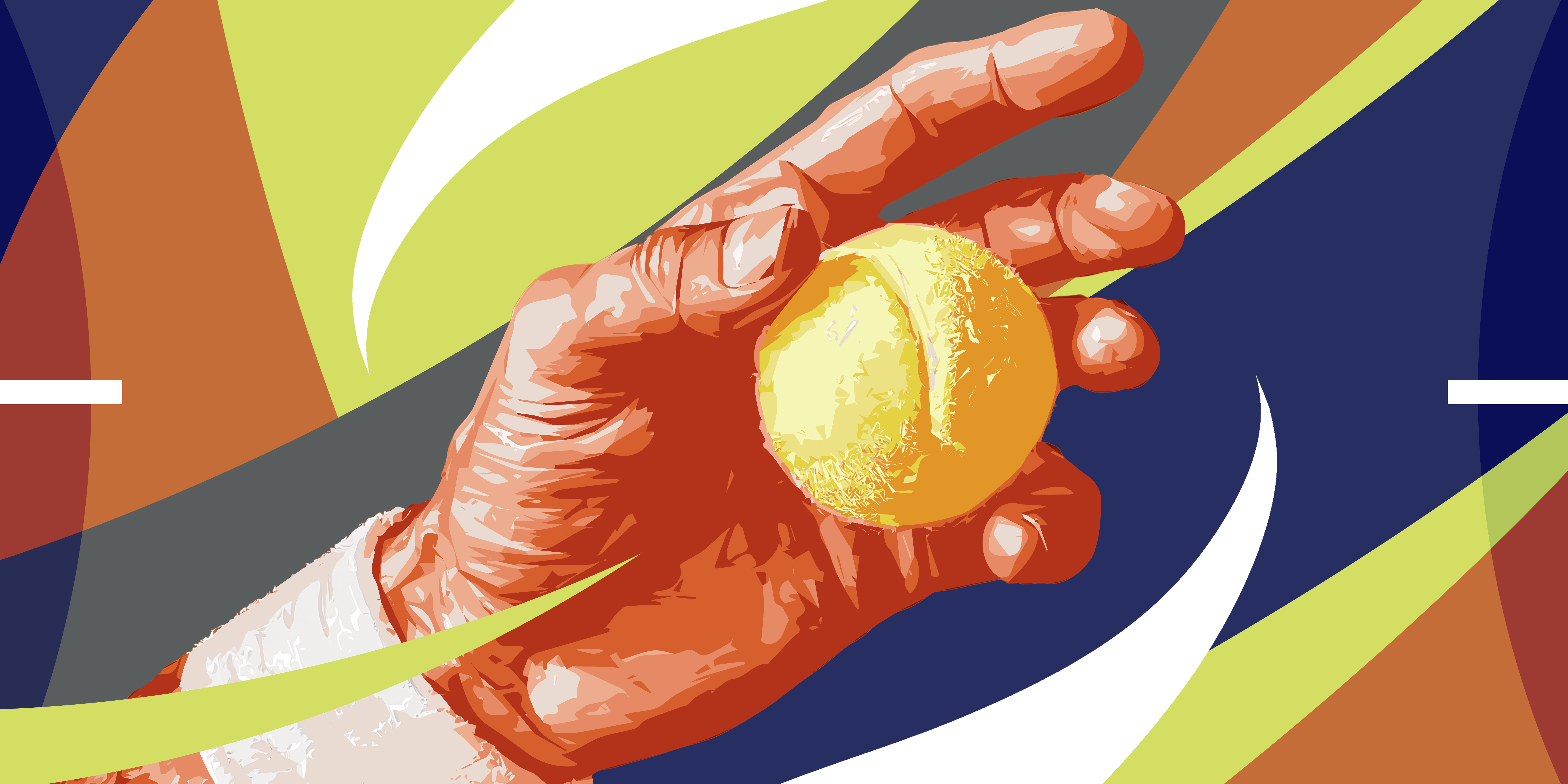Urban Tennis : exposition et terrain réalisé par l'artiste Sitou Matt